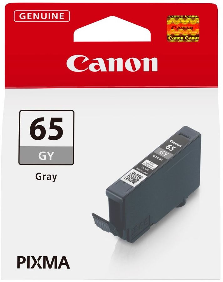 Картридж для струйного принтера Canon CLI-65GY (4219C001) серый, оригинальный