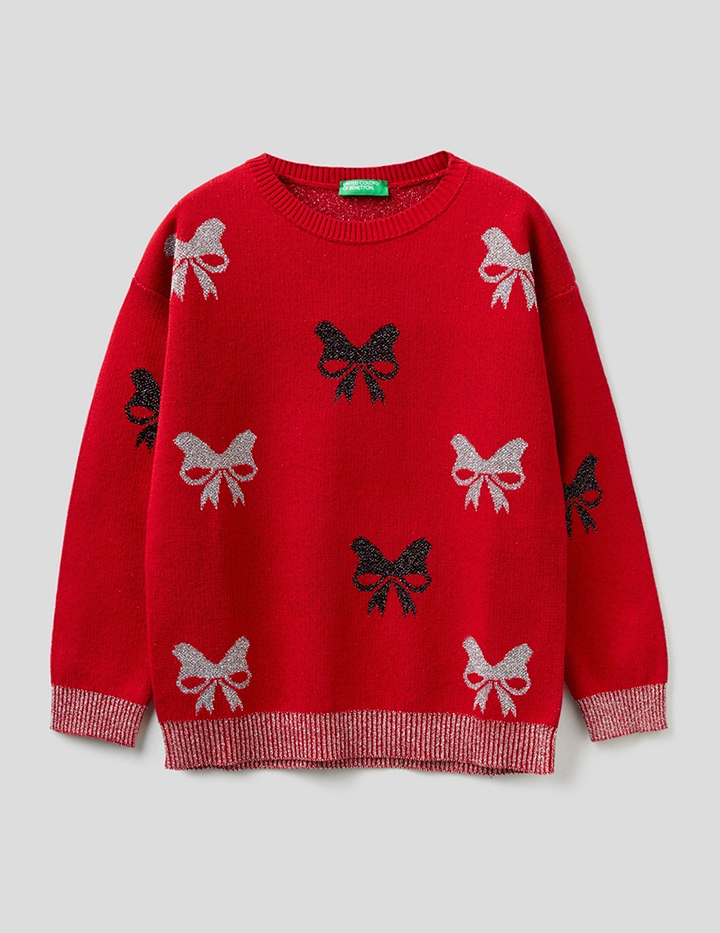 

Джемпер детский United Colors of Benetton 21A_1194Q1134_912 мультиколор р.M, 21A_1194Q1134_912