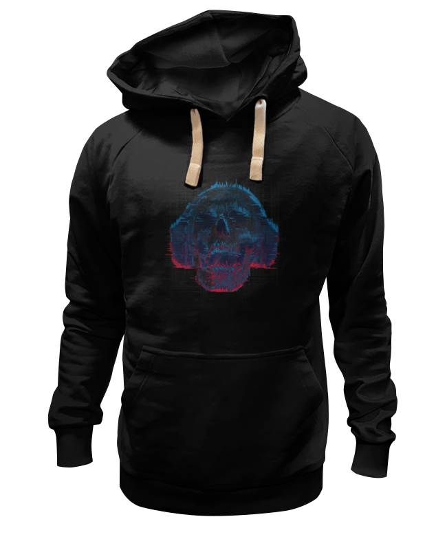 

Худи унисекс Printio Skull loves music черное XS, Черный, Skull loves music