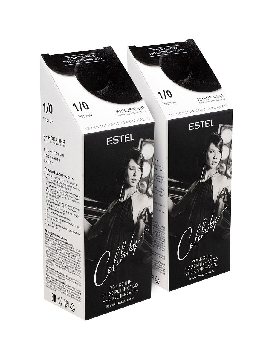 

Набор краска-уход Estel CELEBRITY, 2 шт., NB-CL1/0M
