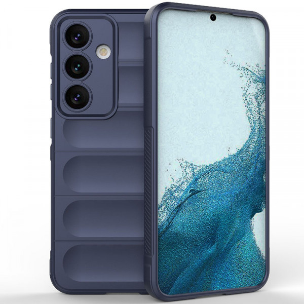 

Противоударный чехол Flex Silicone для Samsung Galaxy S24, синий, Flex Silicone