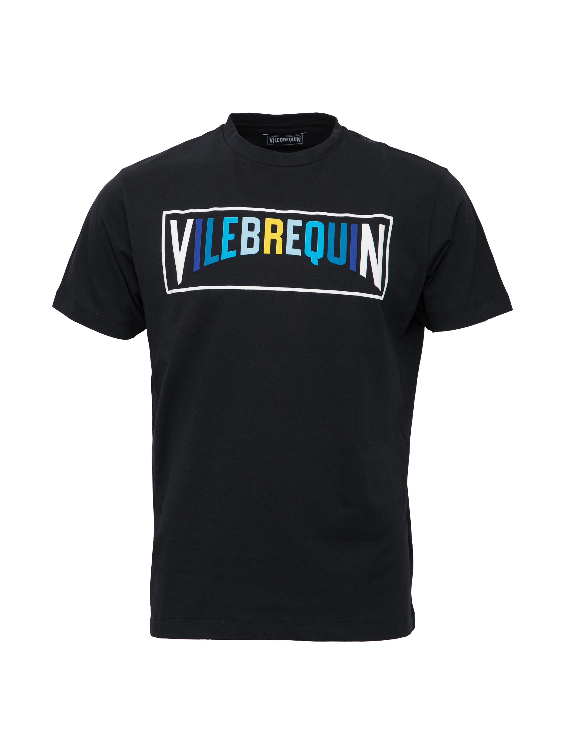 

Футболка мужская Vilebrequin VBMTS0004_02658 черная 50 RU, VBMTS0004_02658