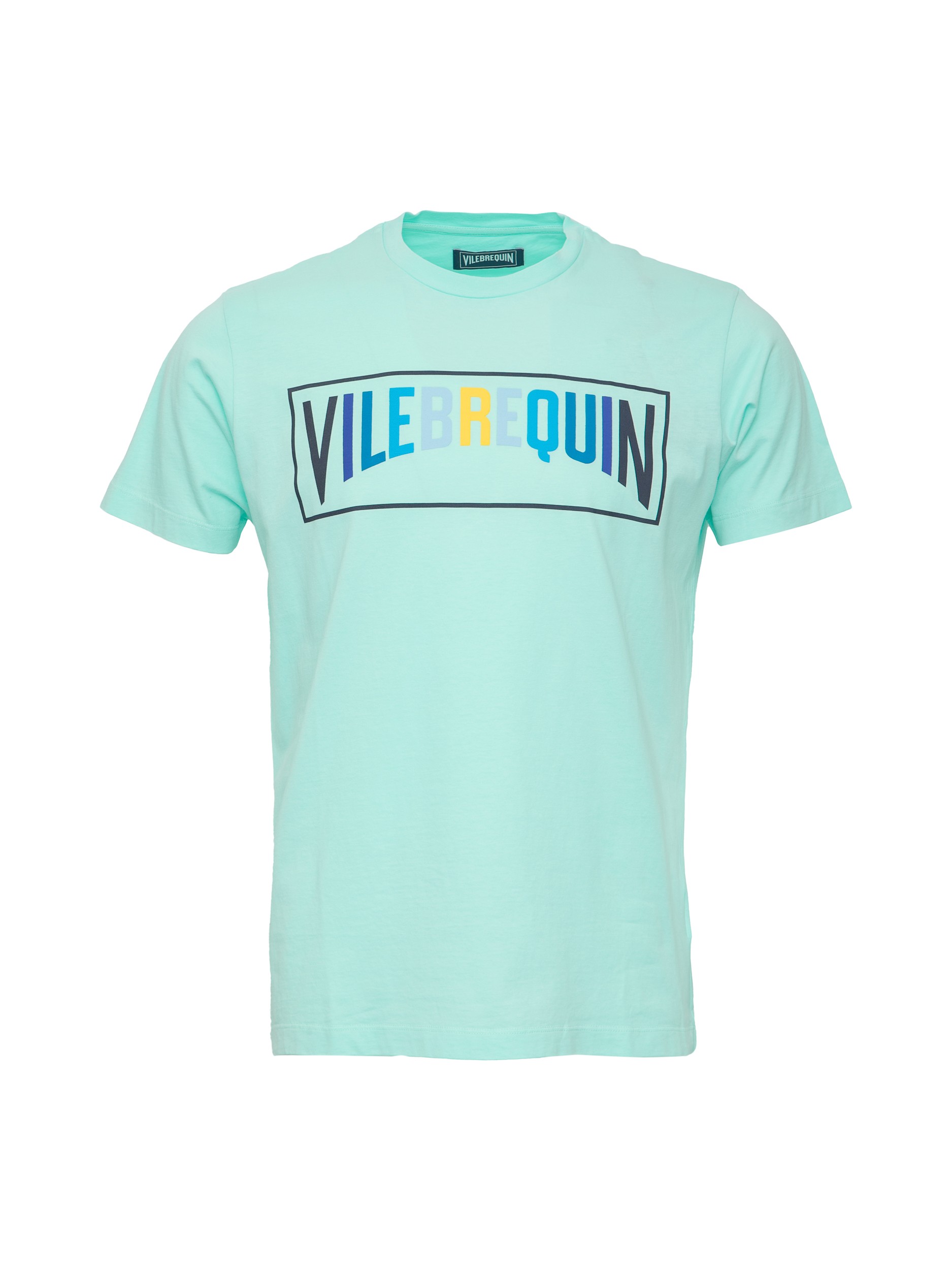 

Футболка мужская Vilebrequin VBMTS0004_02658 бирюзовая 52 RU, VBMTS0004_02658