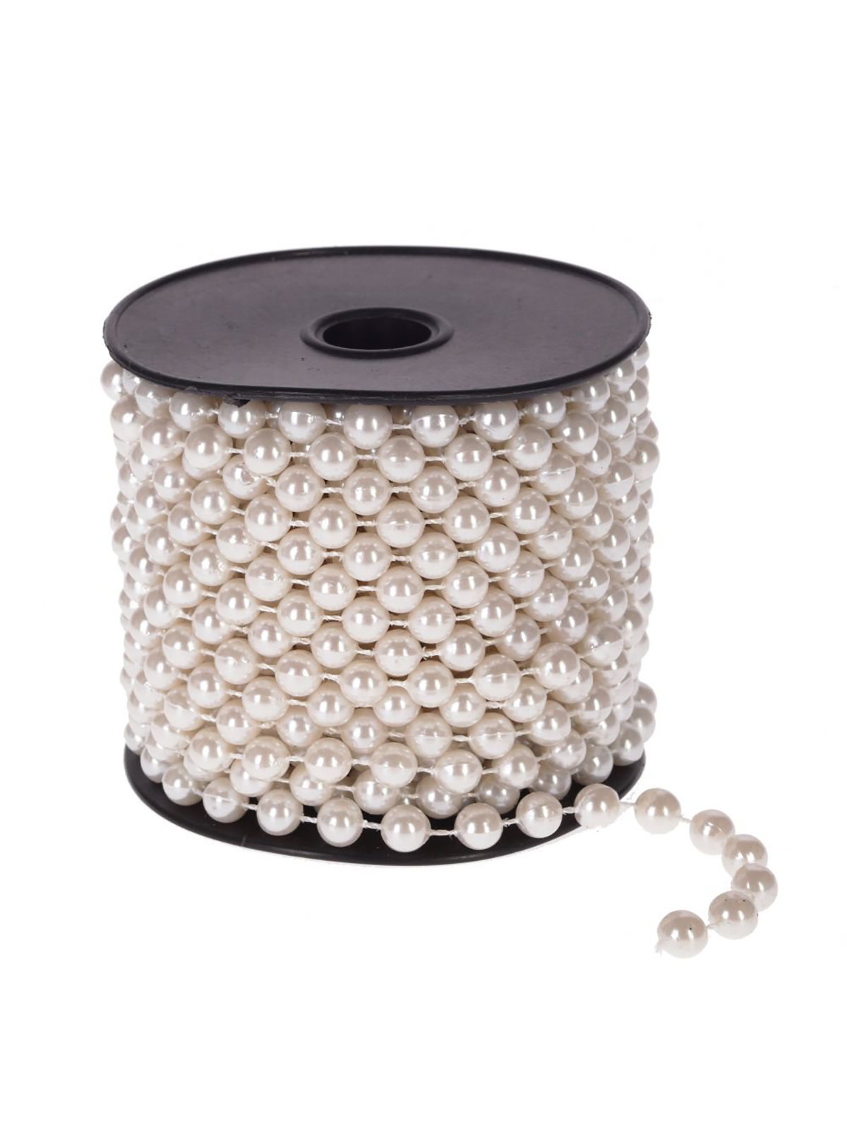 Бусы на елку новогодние 1 м Remecoclub 722809]REM белые