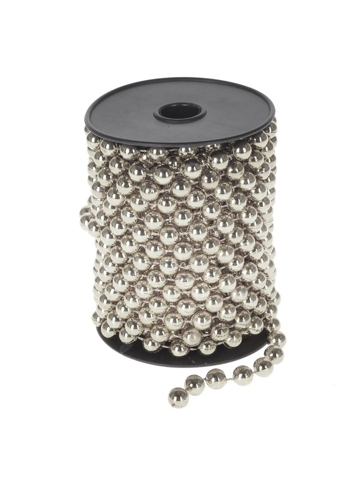 Бусы на елку новогодние 1 м Remecoclub 722816]REM серебрянные