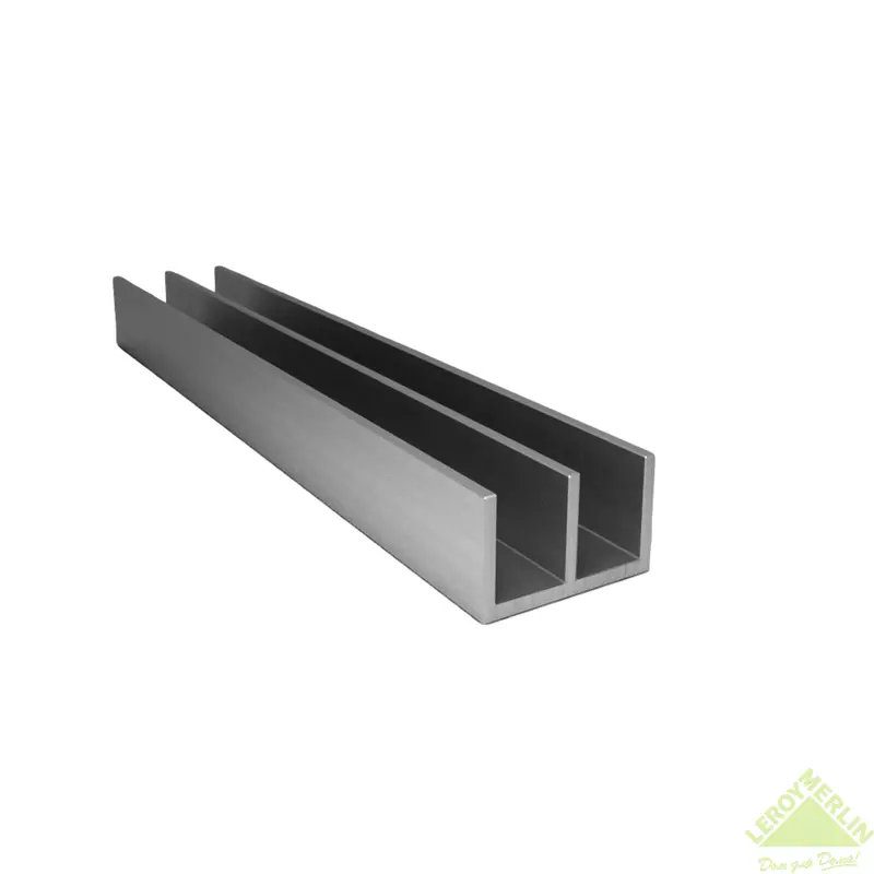 Профиль алюминиевый Ш-образный 266 2 м цвет серебро п образный алюминиевый профиль для светодиодной ленты apeyron