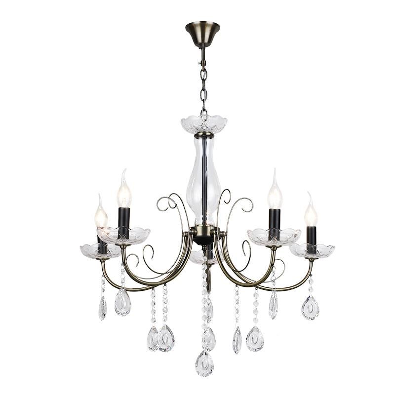 

Люстра Лас Светас 10495/5 AB+BK, 10495/5 AB+BK