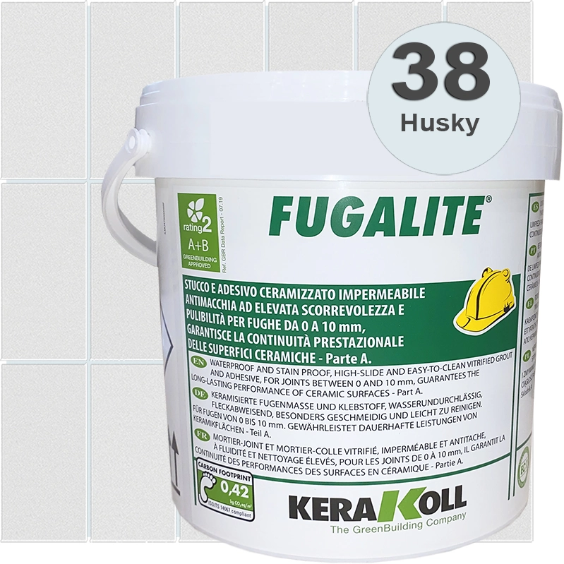 Затирка эпоксидная Kerakoll Fugalite Eco, цвет 38 Husky (бледно-голубой) 3 кг