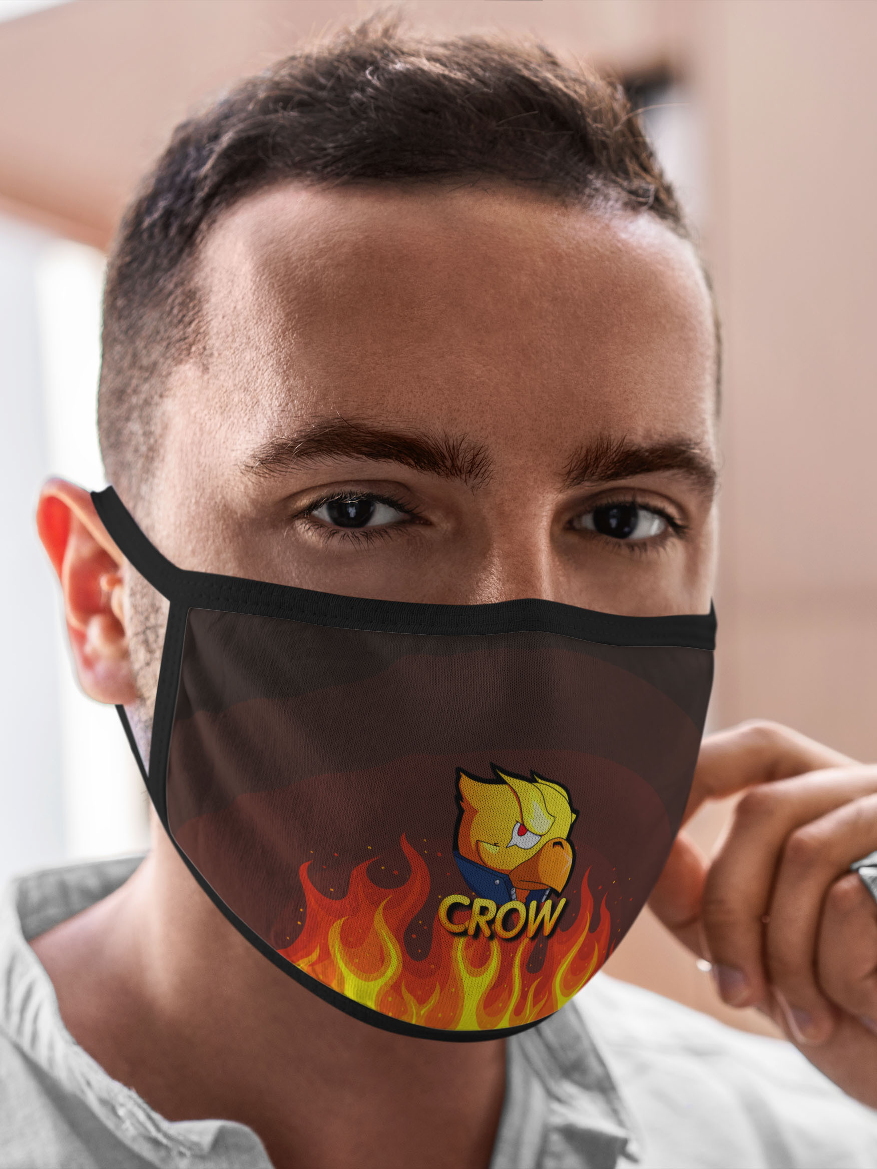 

Многоразовая маска унисекс Burnettie Brawl Stars Crow, Разноцветный, Brawl Stars Crow