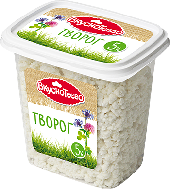 Творог рассыпчатый Вкуснотеево классический 5% 300 г