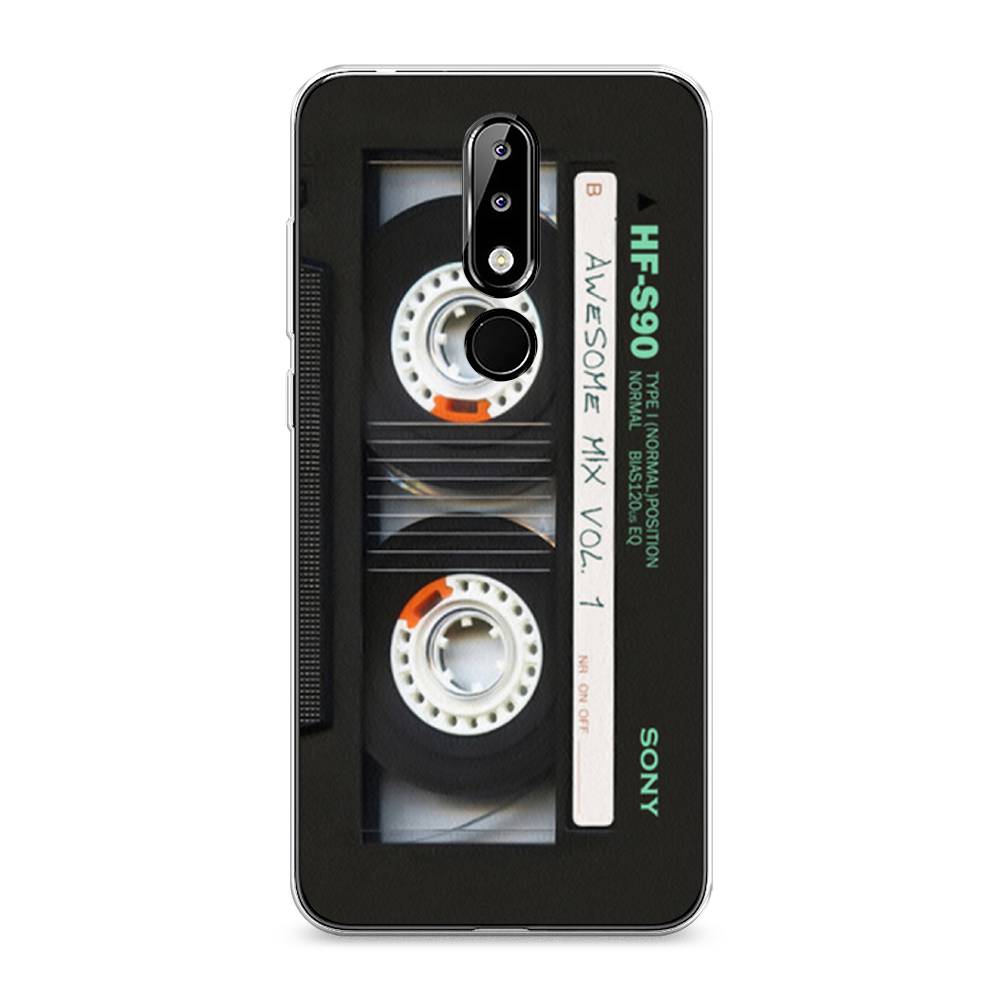 

Чехол Awog на Nokia 5.1 Plus (X5) / Нокиа 5.1 Plus (X5) "Кассета", Черный, 121950-10