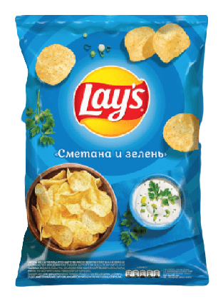 

Чипсы картофельные Lay's Сметана и зелень 150 г