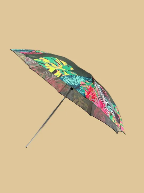 Зонт пляжный с наклоном, с чехлом, 200 см Зебра