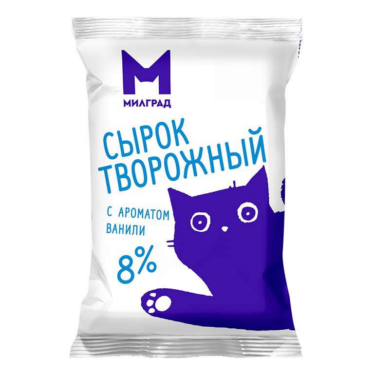 

Творожная масса Веселый луг ванильная 8% БЗМЖ 100 г