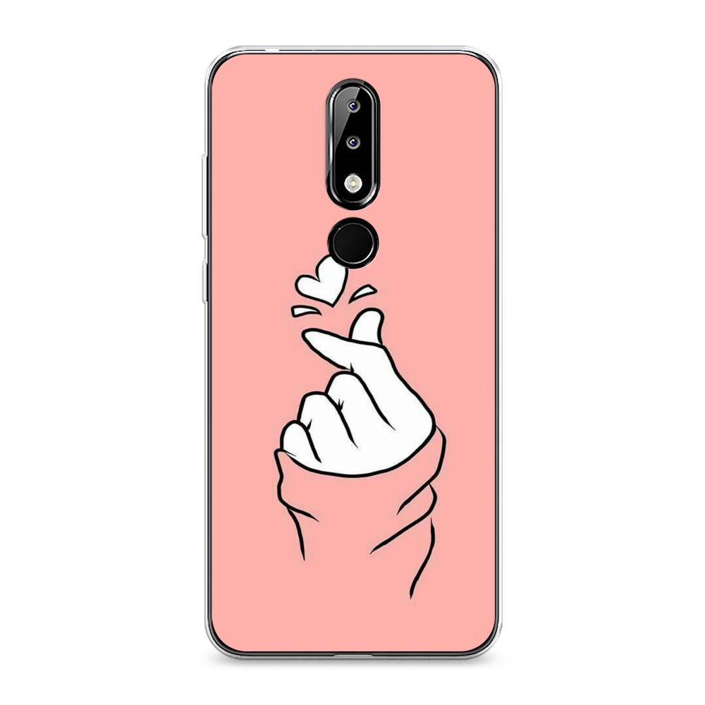 

Чехол Awog на Nokia 5.1 Plus (X5) / Нокиа 5.1 Plus (X5) "Любовь-щелк", Оранжевый, 121950-7