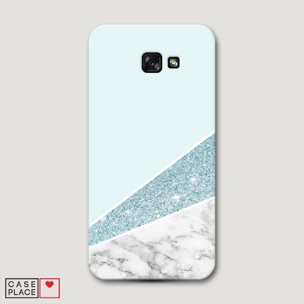 

Чехол Awog "Мрамор с голубыми блестками" для Samsung Galaxy A7 2017, 20920-2