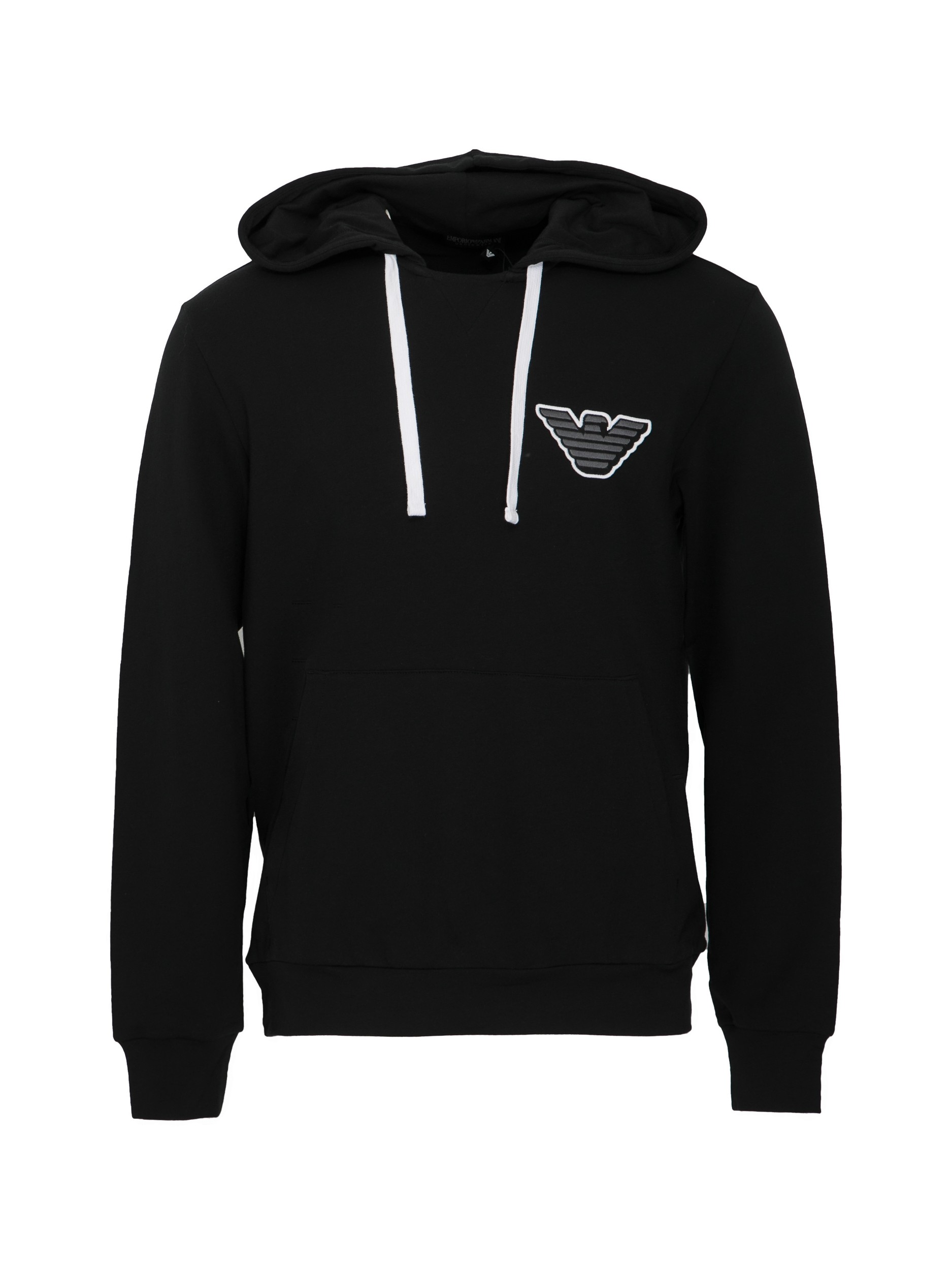

Толстовка мужская EA Underwear 1117532R575 черная 50 RU, Черный, 1117532R575