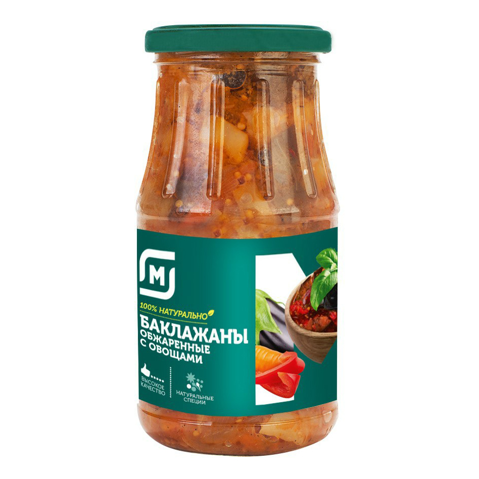 

Баклажаны Магнит обжаренные с овощами 520 г