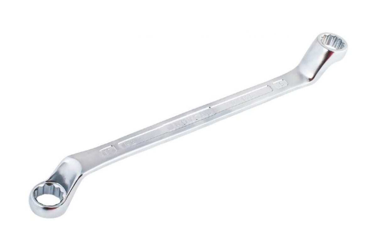Ключ NORGAU Industrial гаечный 16х17 мм двусторонний, накидной профиль омедненный двусторонний коленчатый накидной ключ кзсми