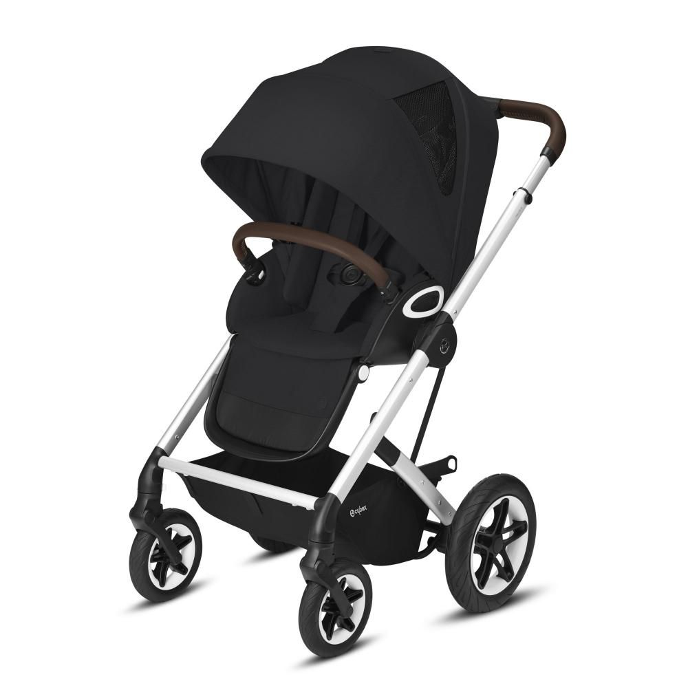 

Коляска прогулочная Cybex Talos S Lux SLV Deep Black с дождевиком 520004613