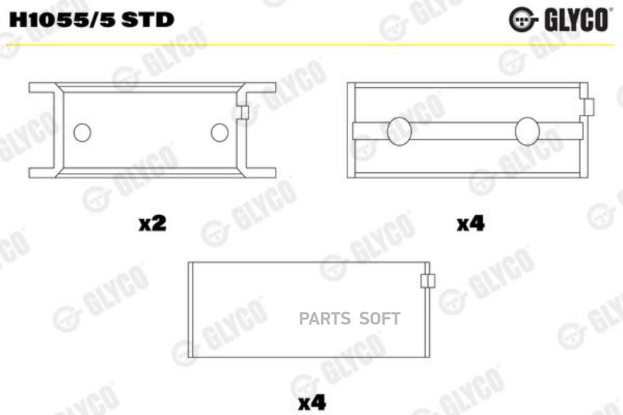 

GLYCO H1055/5 STD Вклад.корен.ком/кт STD () 1шт