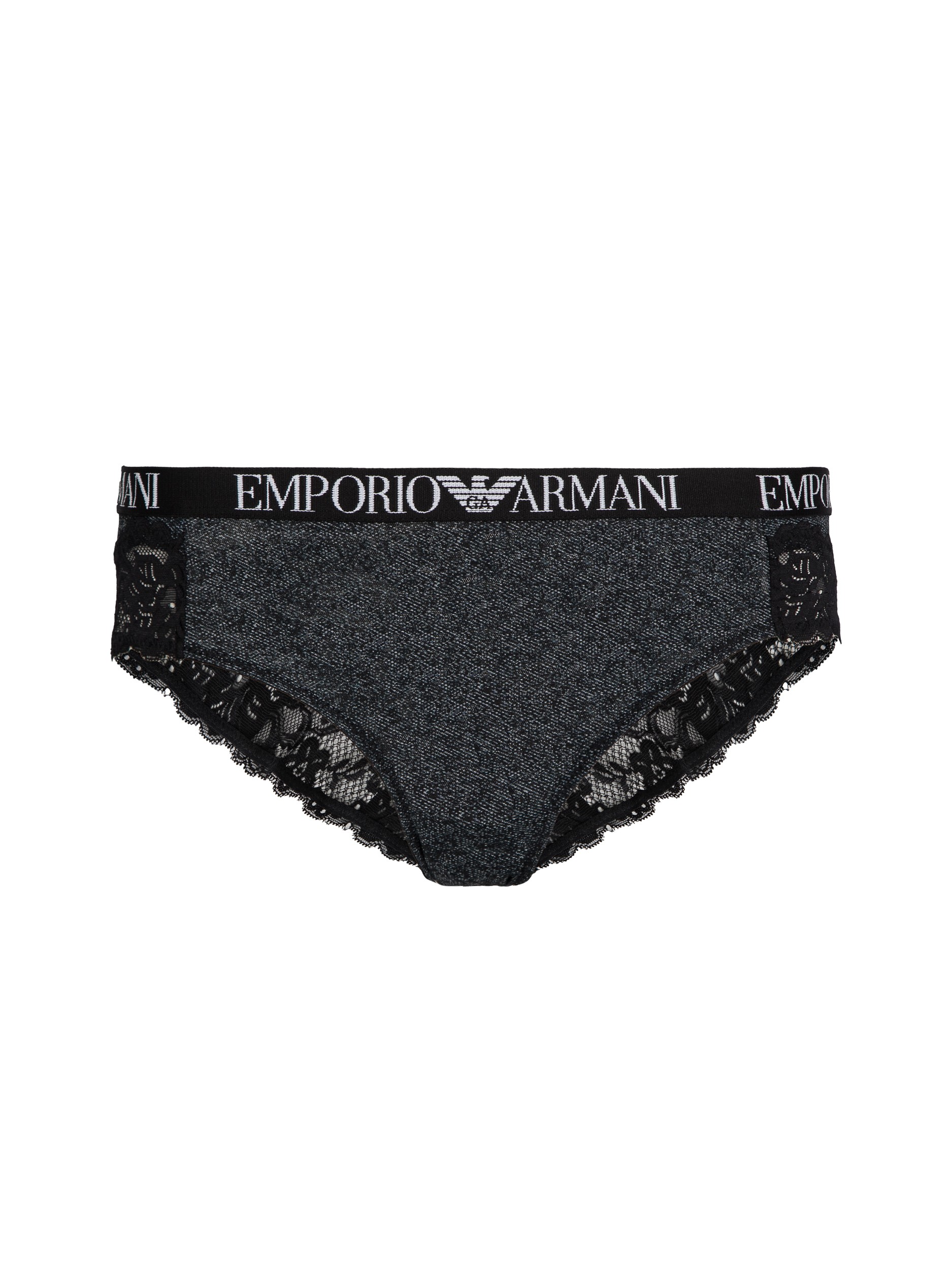 

Трусы женские EA Underwear 1645202R208 черные 46 RU, Черный, 1645202R208