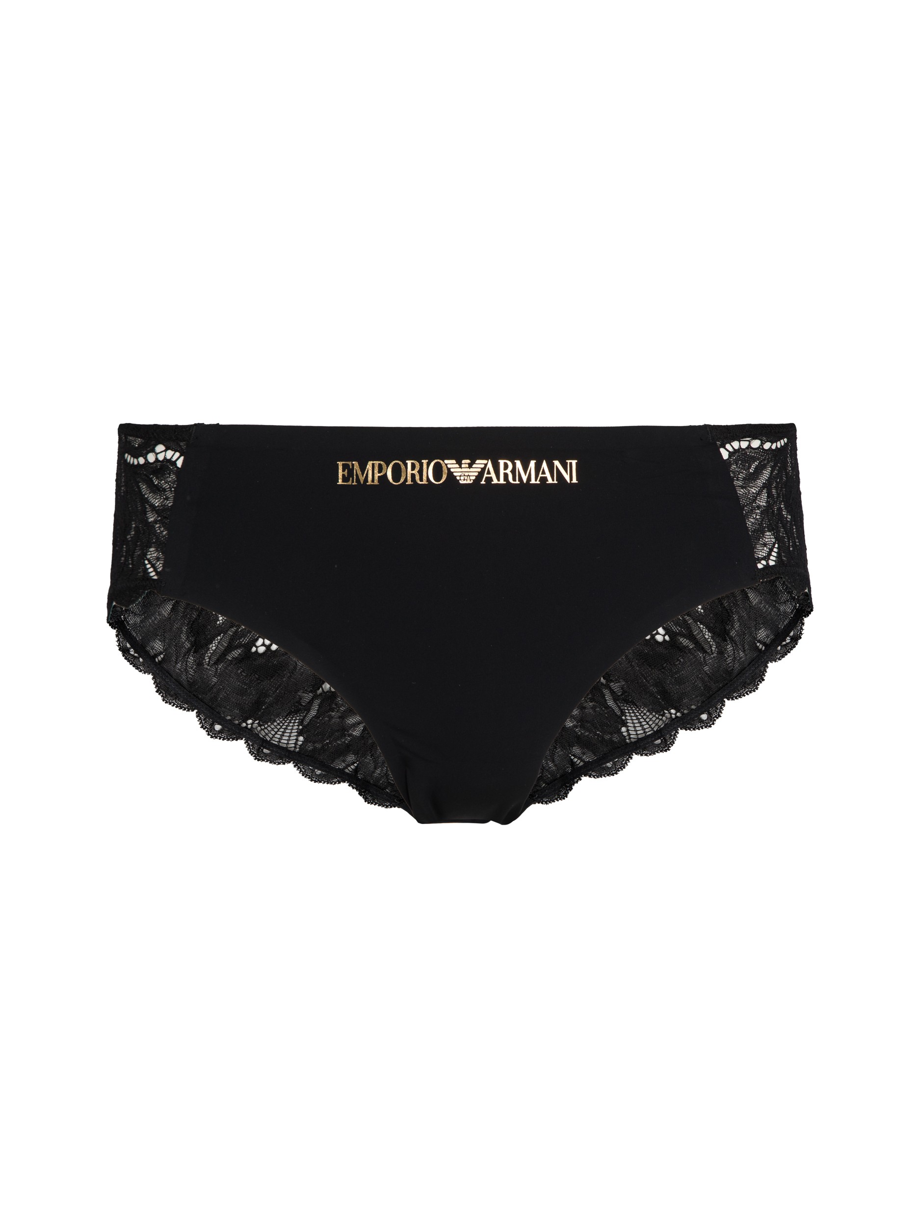 

Трусы женские EA Underwear 1645202R384 черные 44 RU, 1645202R384