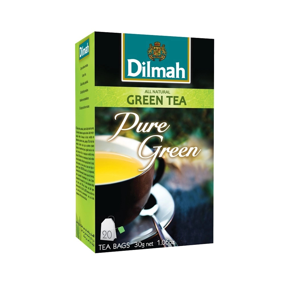 Чай зеленый Dilmah Pure Green в пакетиках 2 г х 25 шт