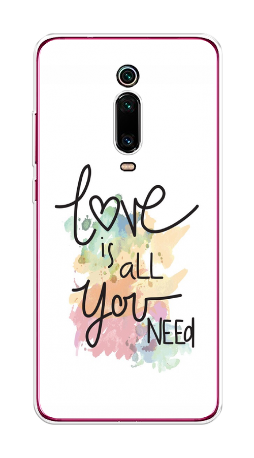 

Чехол на Xiaomi Redmi K20/K20 Pro/ Mi 9T/9T Pro "Love is all you need", Белый;черный;зеленый, 35850-1