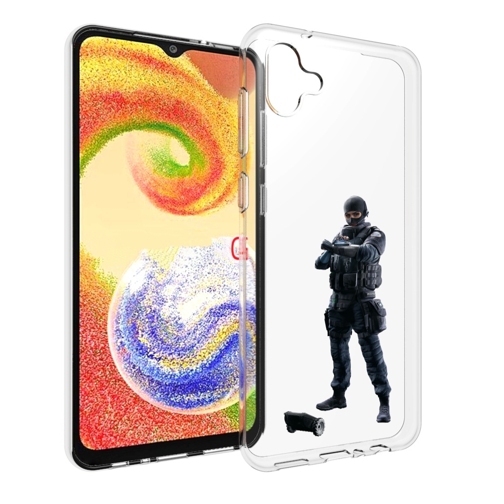 

Чехол MyPads Tom-Clancy's-Rainbow-Six-1 для Samsung Galaxy A04, Прозрачный, Tocco