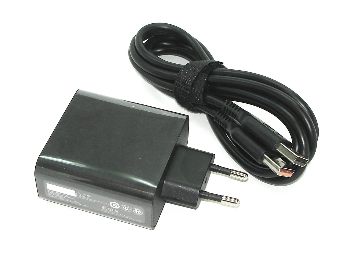 

Блок питания (сетевой адаптер) для ноутбуков Lenovo 20V 2A USB 40W ADL40WDA, Черный