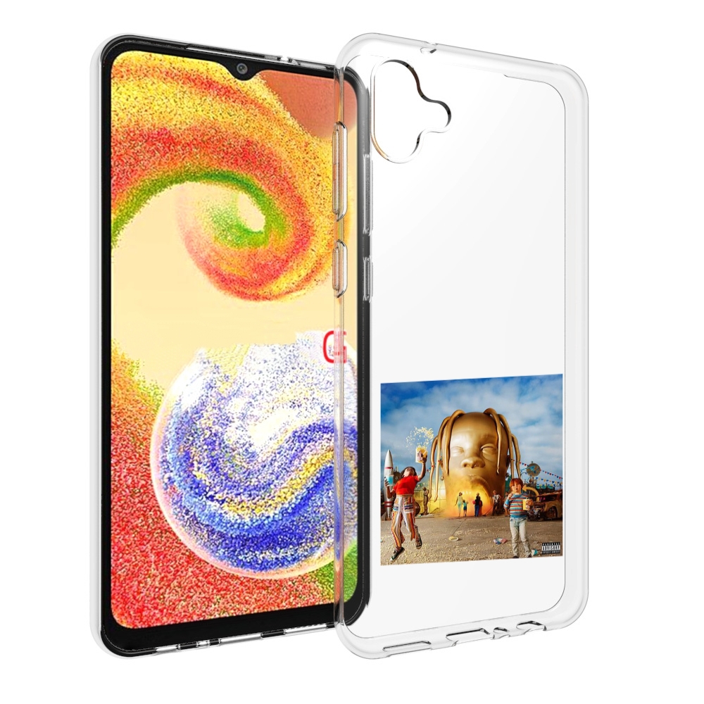 

Чехол MyPads Travis Scott - Astroworld для Samsung Galaxy A04, Прозрачный, Tocco