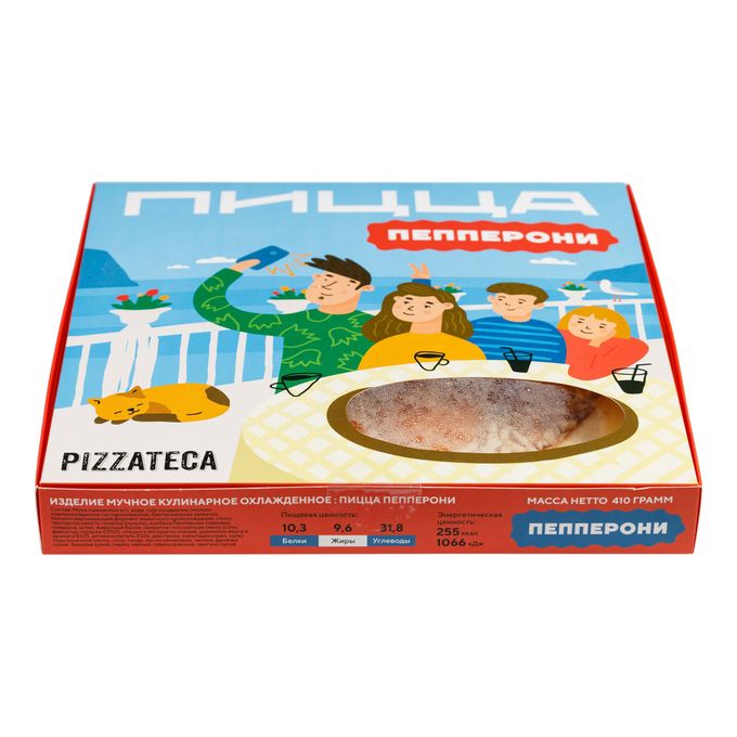 

Пицца Pizzateca Пепперони 340 г