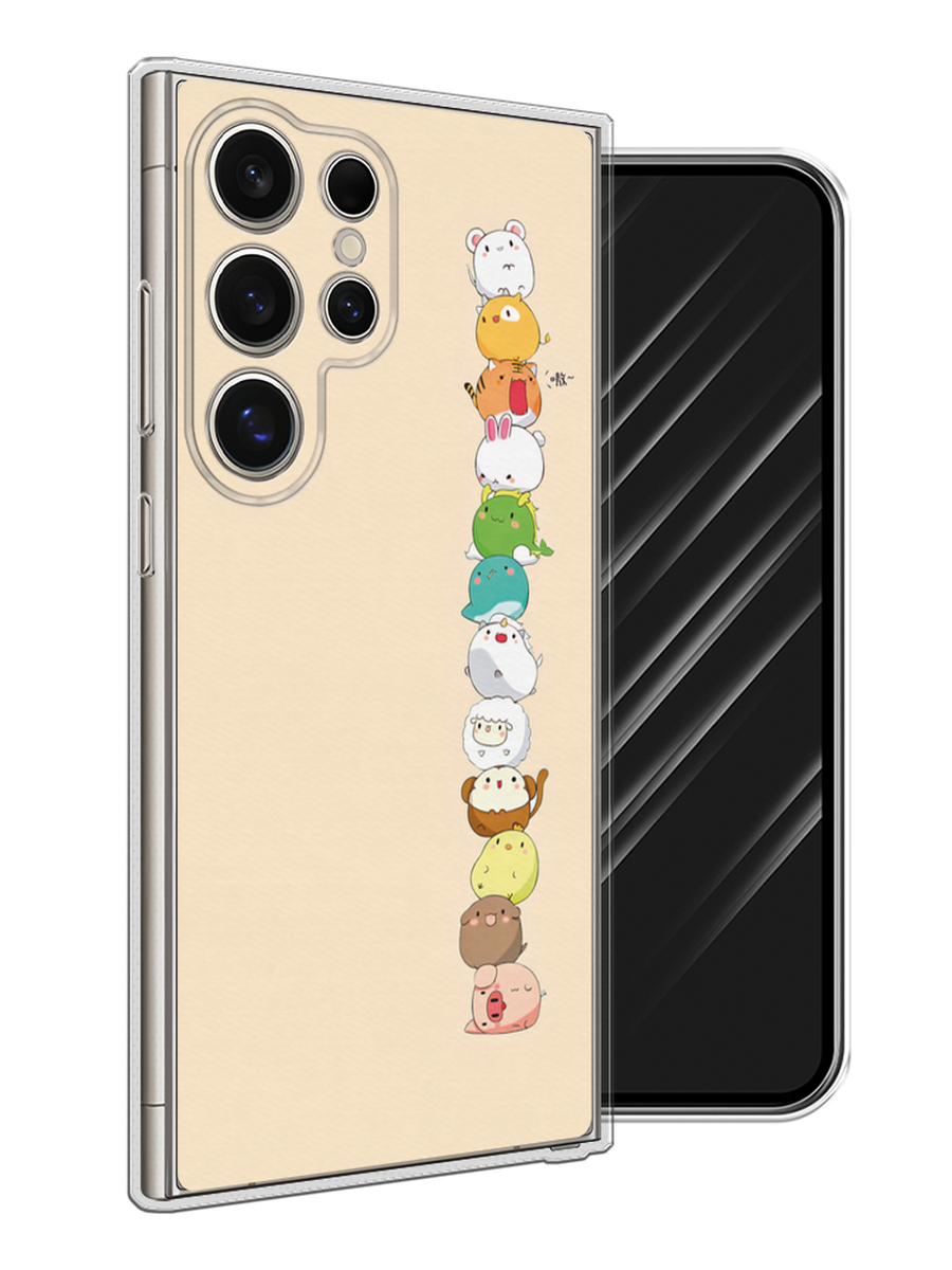 

Чехол Awog на Samsung Galaxy S25 Ultra "Питомцы Чиби", Желтый, 2110550-1