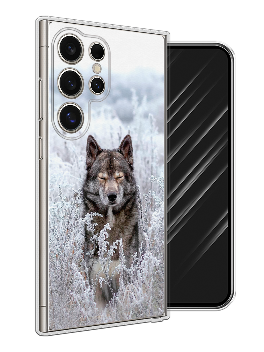 

Чехол Awog на Samsung Galaxy S25 Ultra "Волк в поле", Белый;черный, 2110550-1