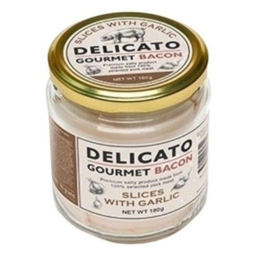 Сало Delicato Gourmet с чесноком 180 г