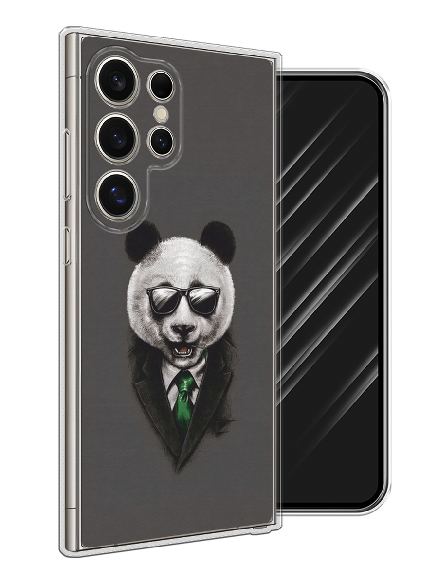 

Чехол Awog на Samsung Galaxy S25 Ultra "Деловая панда", Серый;зеленый, 2110550-1