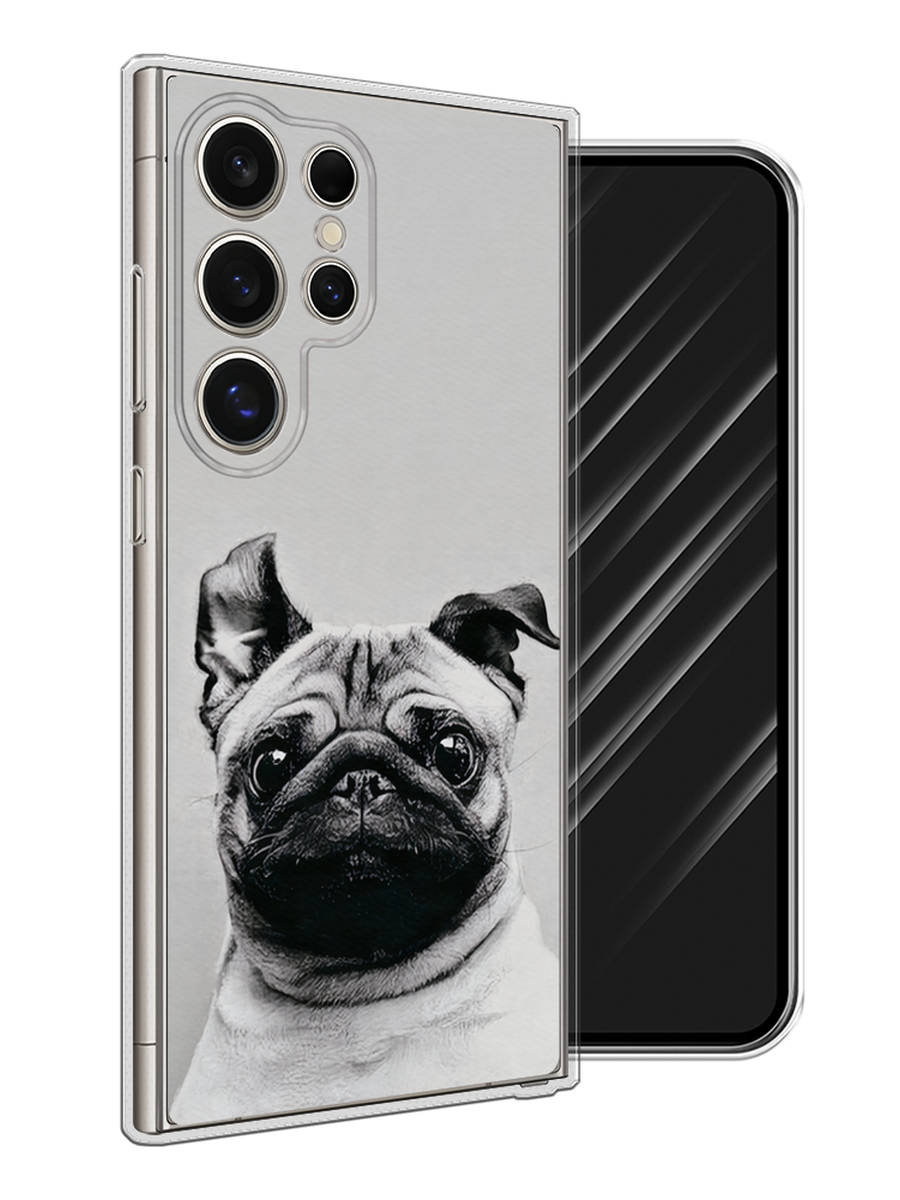 

Чехол Awog на Samsung Galaxy S25 Ultra "Ушастый мопс", Серый, 2110550-1