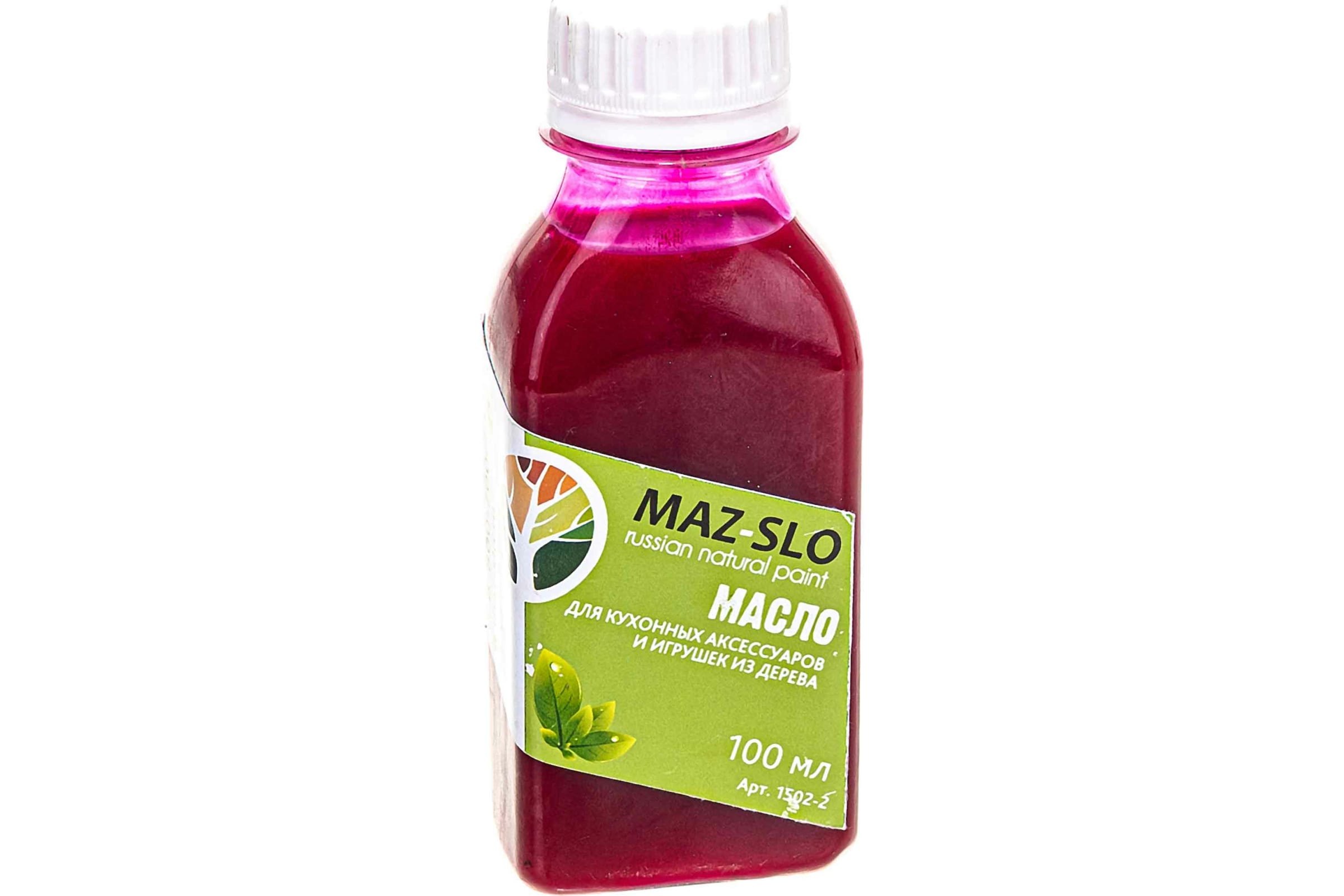 

MAZ-SLO Масло для кухонных аксессуаров и игрушек из дерева, цвет «Фуксия», 100 мл 8072405