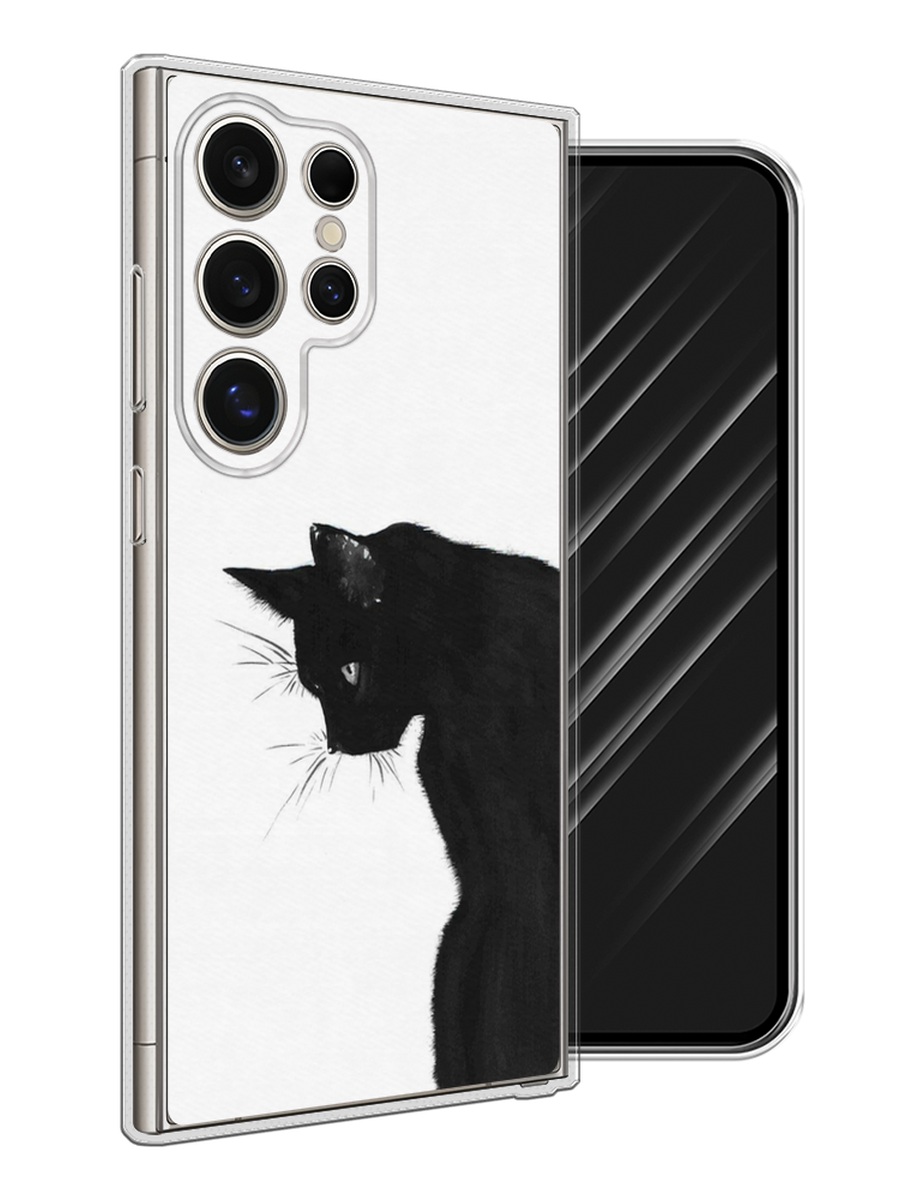 

Чехол Awog на Samsung Galaxy S25 Ultra "Black cat", Черный;белый, 2110550-1