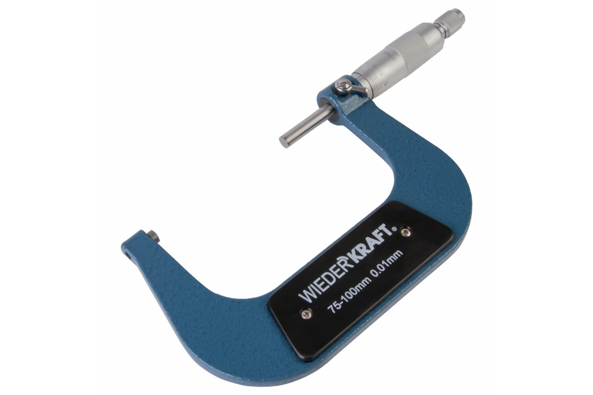 Микрометр нониусный WiederKraft WDK-MM10001 75-100 мм 0.01 мм