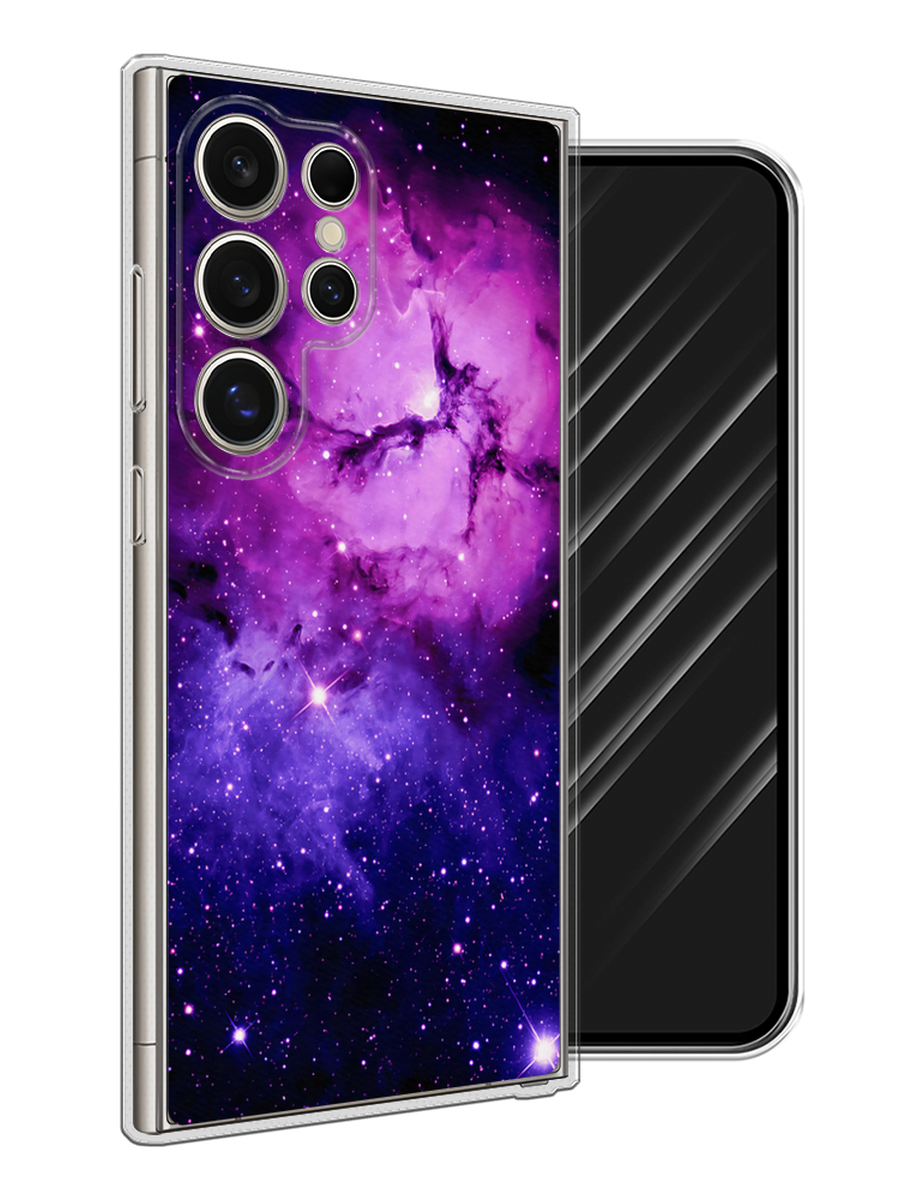 

Чехол Awog на Samsung Galaxy S25 Ultra "Космос 18", Фиолетовый;черный;белый, 2110550-1