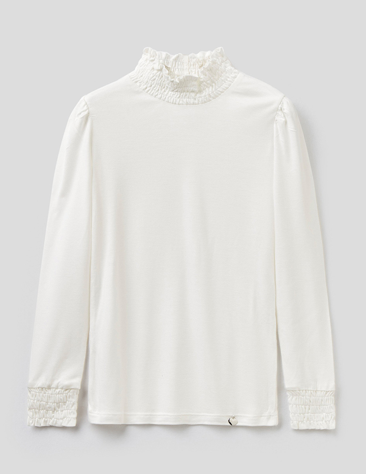 фото Водолазка детская united colors of benetton 21a_3kg8c2301_074 белый р.2xl