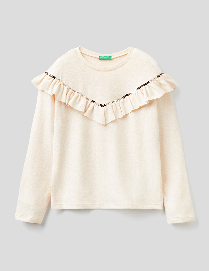 

Свитшот детский United Colors of Benetton 21A_3LP1C15F8_9H1 бежевый р.3XL, 21A_3LP1C15F8_9H1