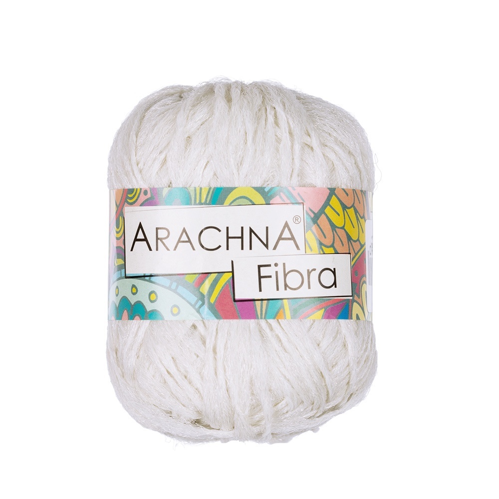 

ARACHNA Fibra, полиэфир, 10х50 г, 200 м, цвет 01 белый