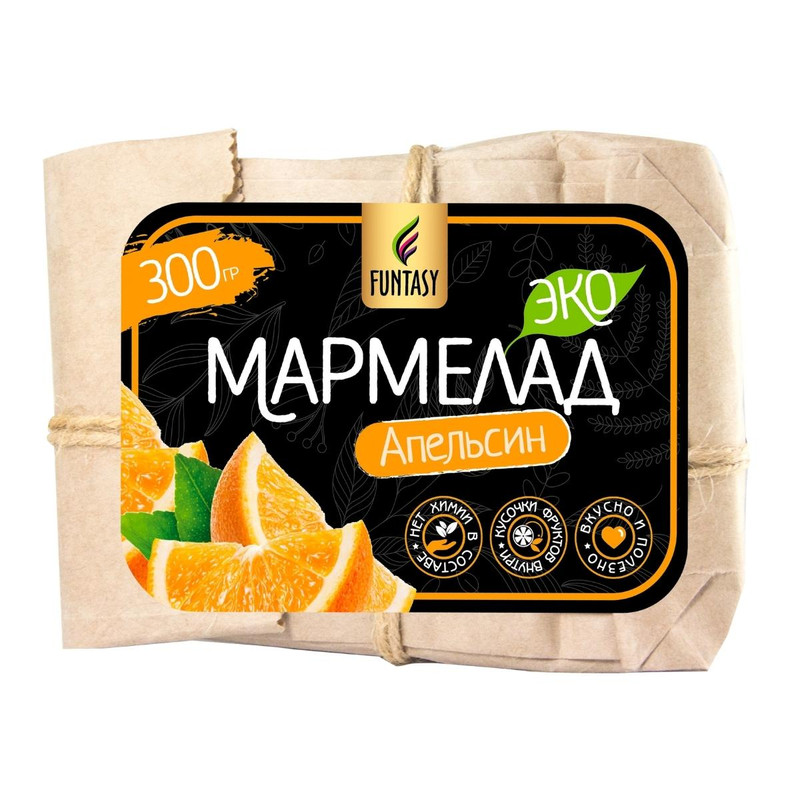 

Эко мармелад Funtasy Апельсин, 300 гр