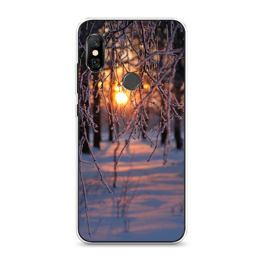

Чехол на Xiaomi Redmi Note 6 Pro "Зима 7", Оранжевый;розовый;черный, 34650-2