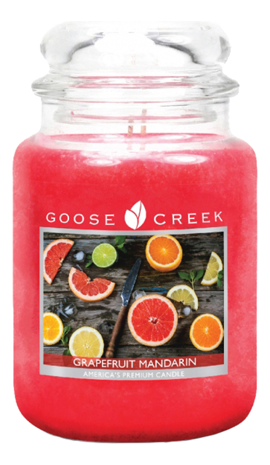 Ароматическая свеча Goose Creek Grapefruit Mandarin Грейпфрут и мандарин 680г