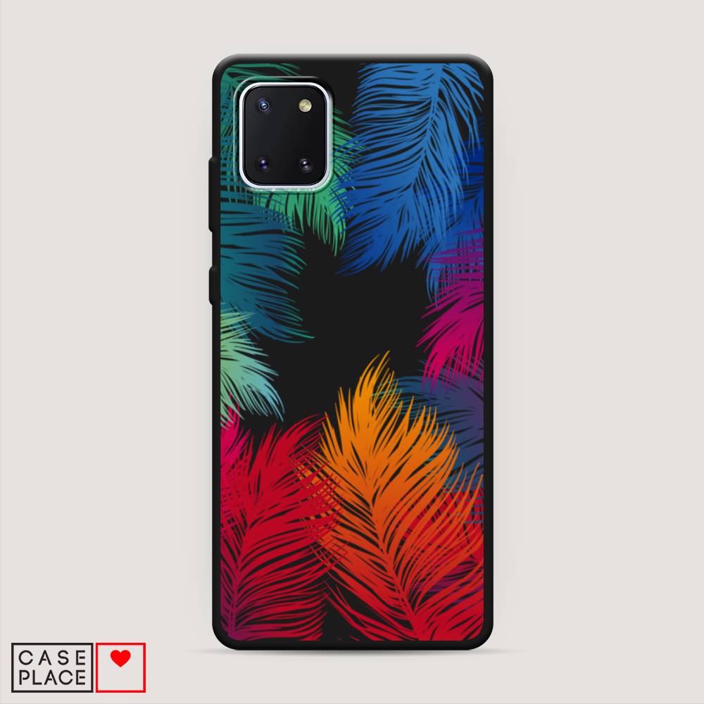 

Чехол Awog на Samsung Galaxy Note 10 lite/A81 "Рамка из перьев", Разноцветный, 29152-1