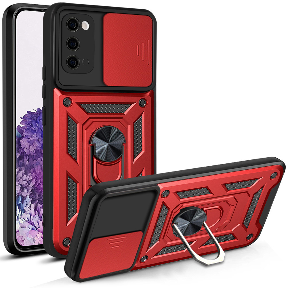 

Чехол с кольцом Bumper Case для Samsung Galaxy S20, красный, Bumper Case